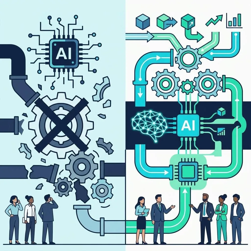 If processes are broken, AI amplifies the chaos